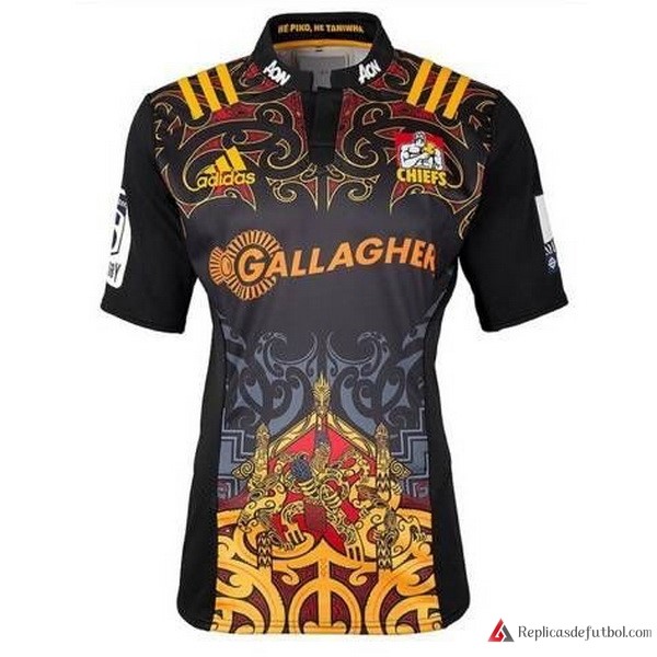 Camiseta Chiefs Primera equipación 2017-2018 Negro Rugby